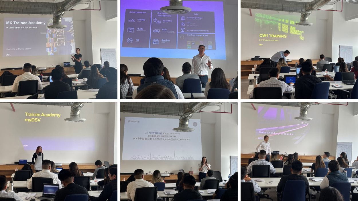 Primeras capacitaciones de Trainee Academy en DSV México